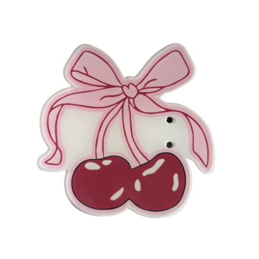 Lash Tile Cherry Bow