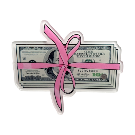 Lash Tile Money Pink Bow